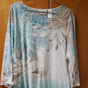 3/4 sleeve blouse